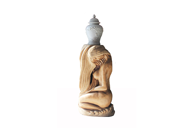 金丝楠木工艺品-侍女