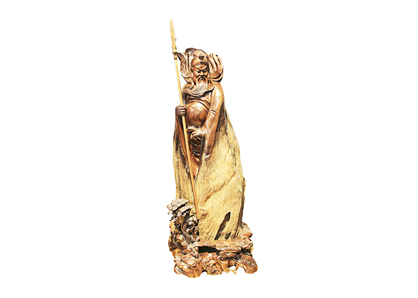 金丝楠木工艺品-关公